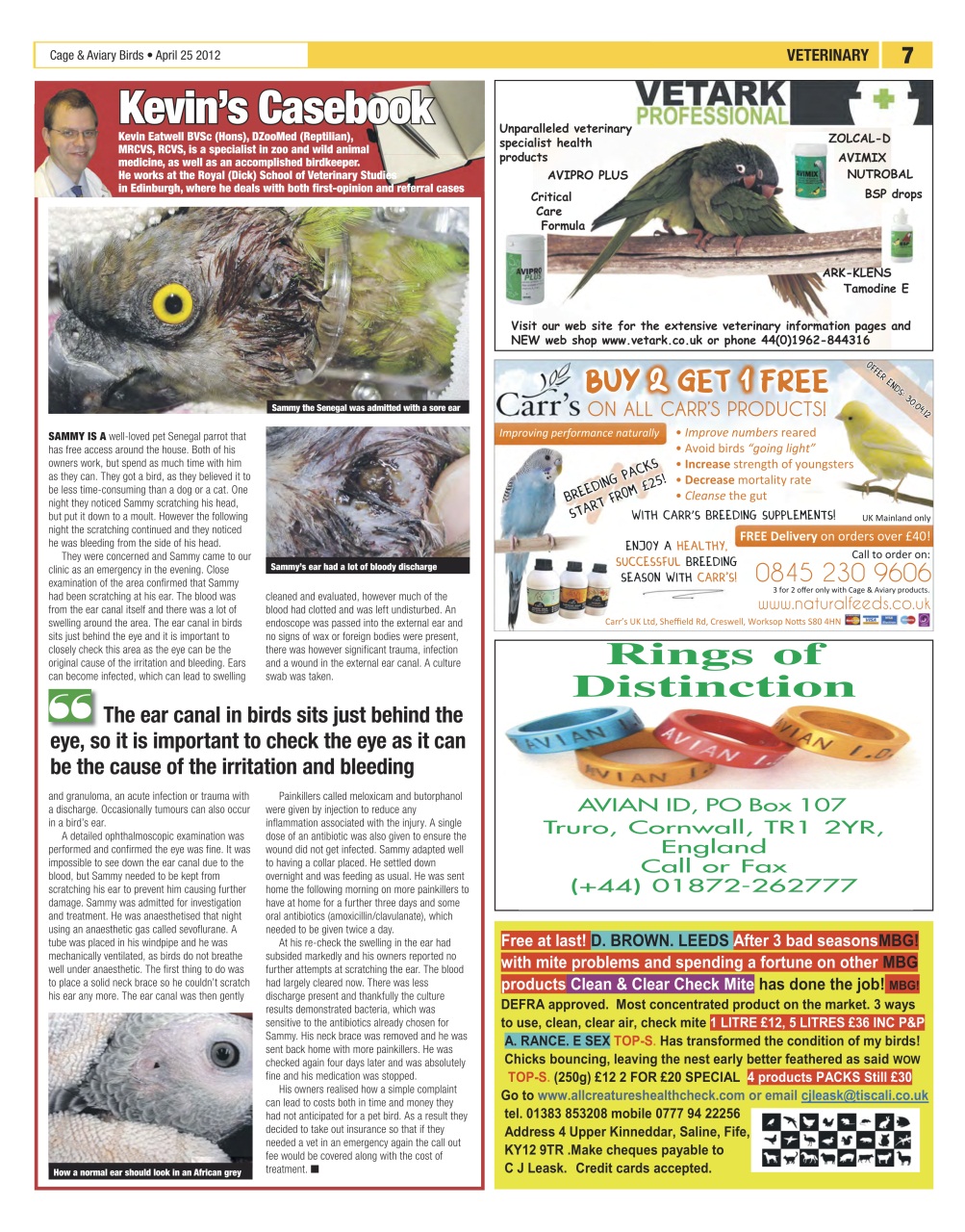 Cage & Aviary Birds Preview Pages