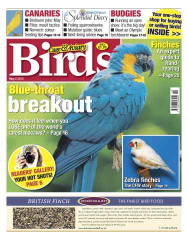 Cage & Aviary Birds issue Cage and Aviary May 2 2012