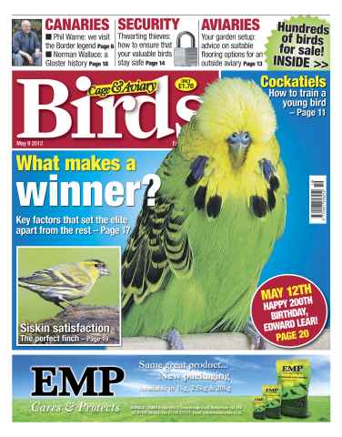 Cage & Aviary Birds issue Cage and Aviary May 9 2012