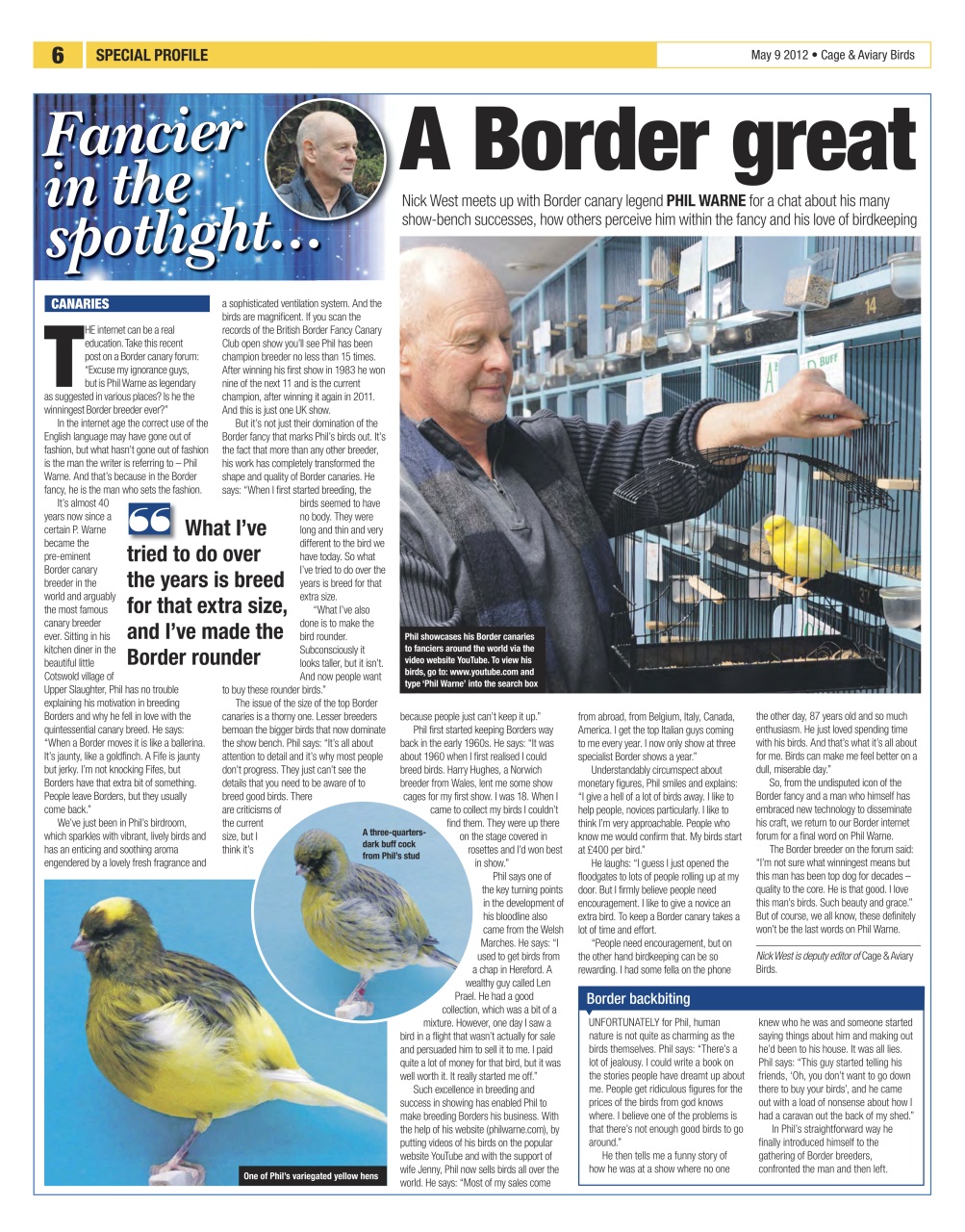 Cage & Aviary Birds Preview Pages