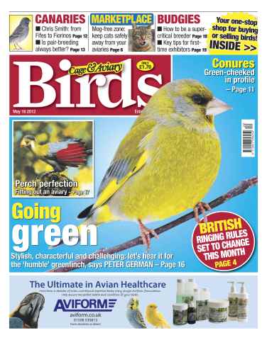 Cage & Aviary Birds issue Cage and Aviary May 16 2012