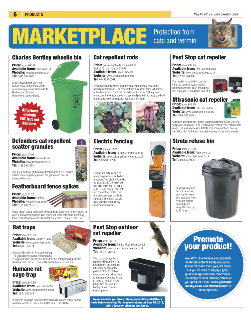 Cage & Aviary Birds Preview Pages