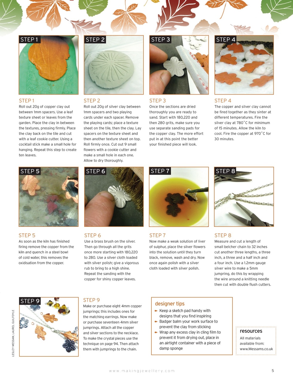 Making Jewellery Preview Pages