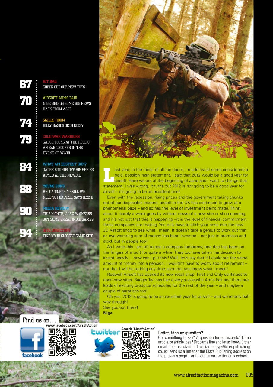 Airsoft Action Preview Pages