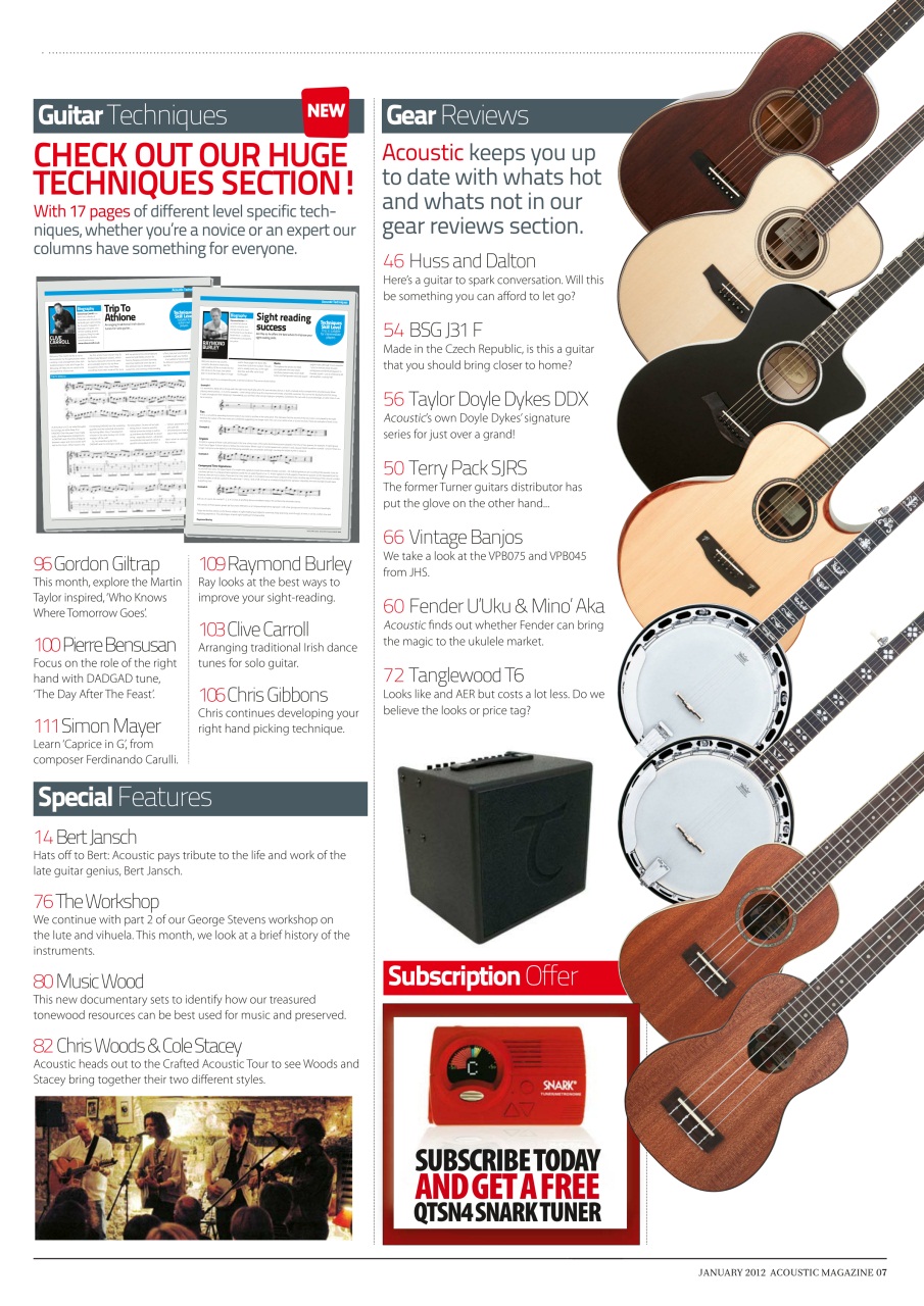 Acoustic Preview Pages