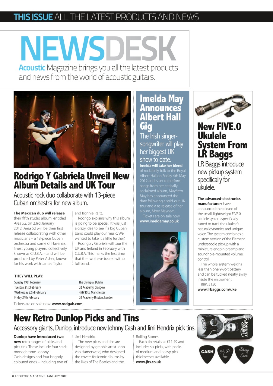 Acoustic Preview Pages