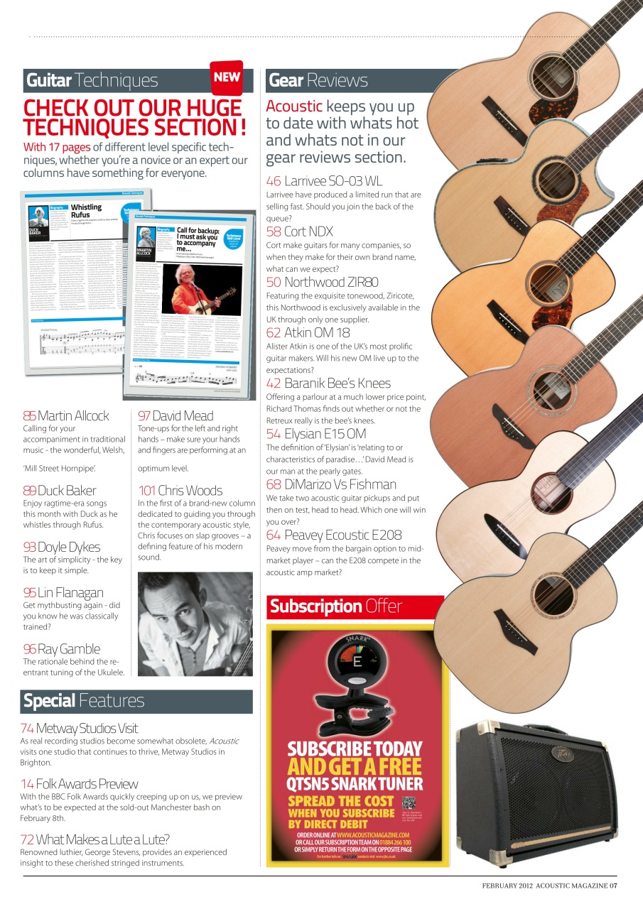 Acoustic Preview Pages