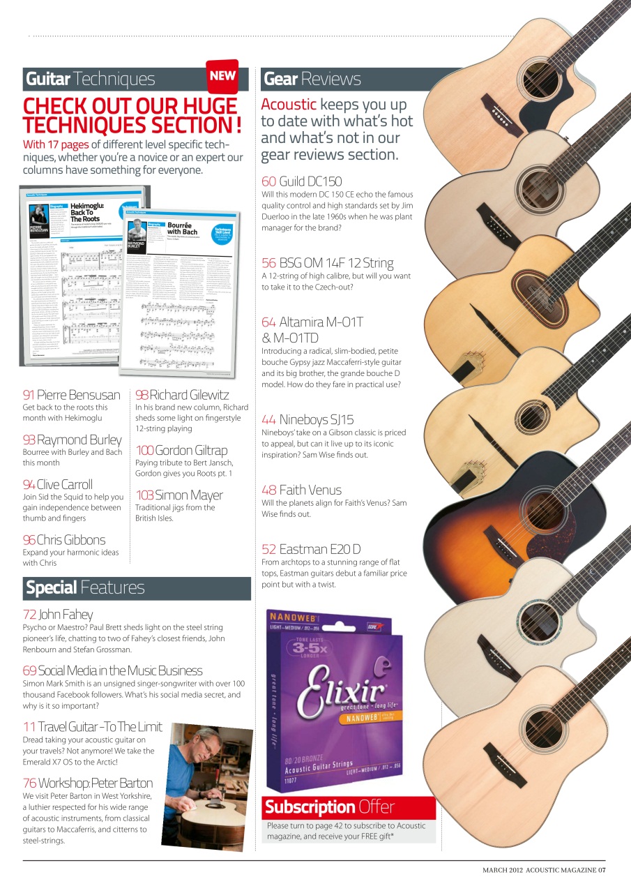 Acoustic Preview Pages