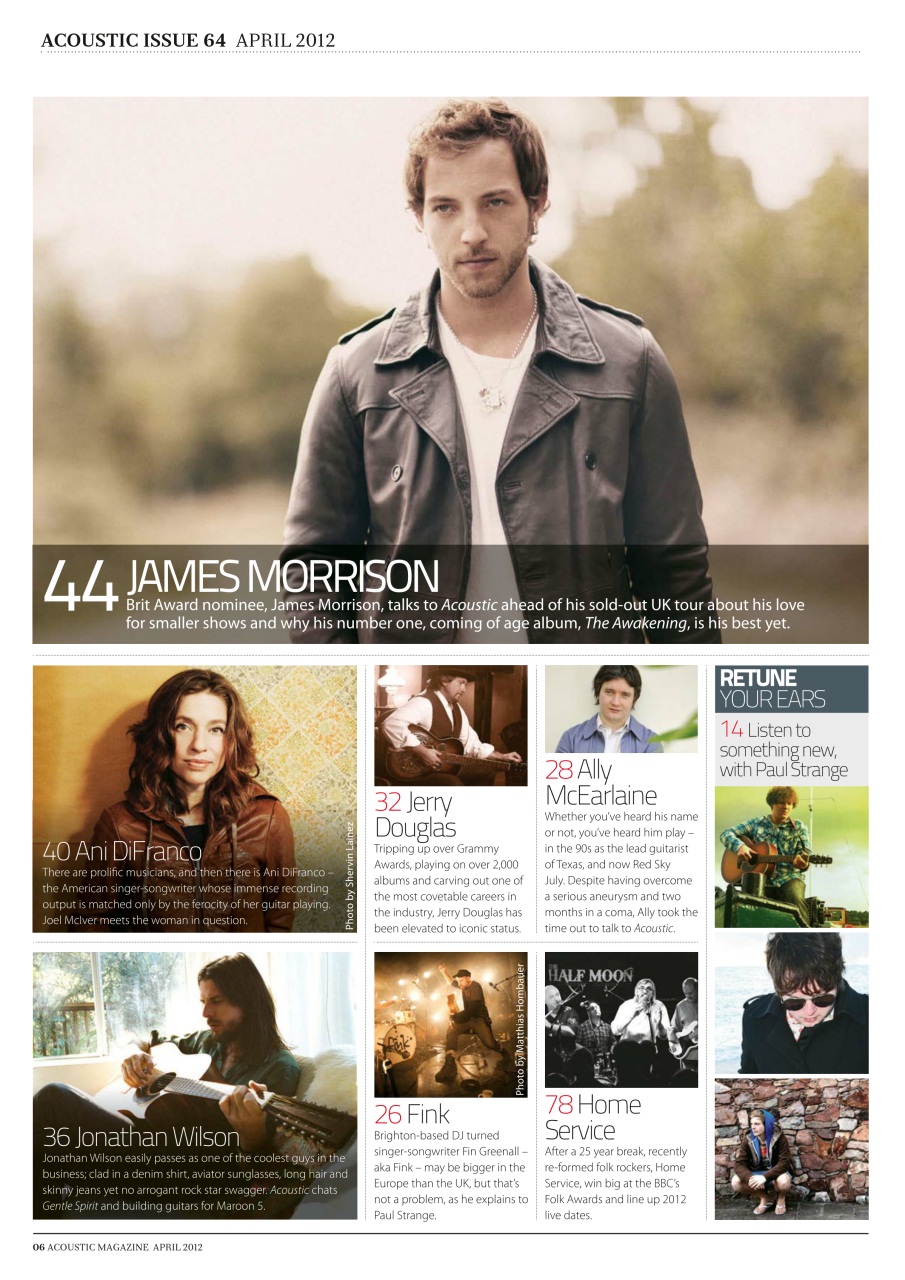 Acoustic Preview Pages