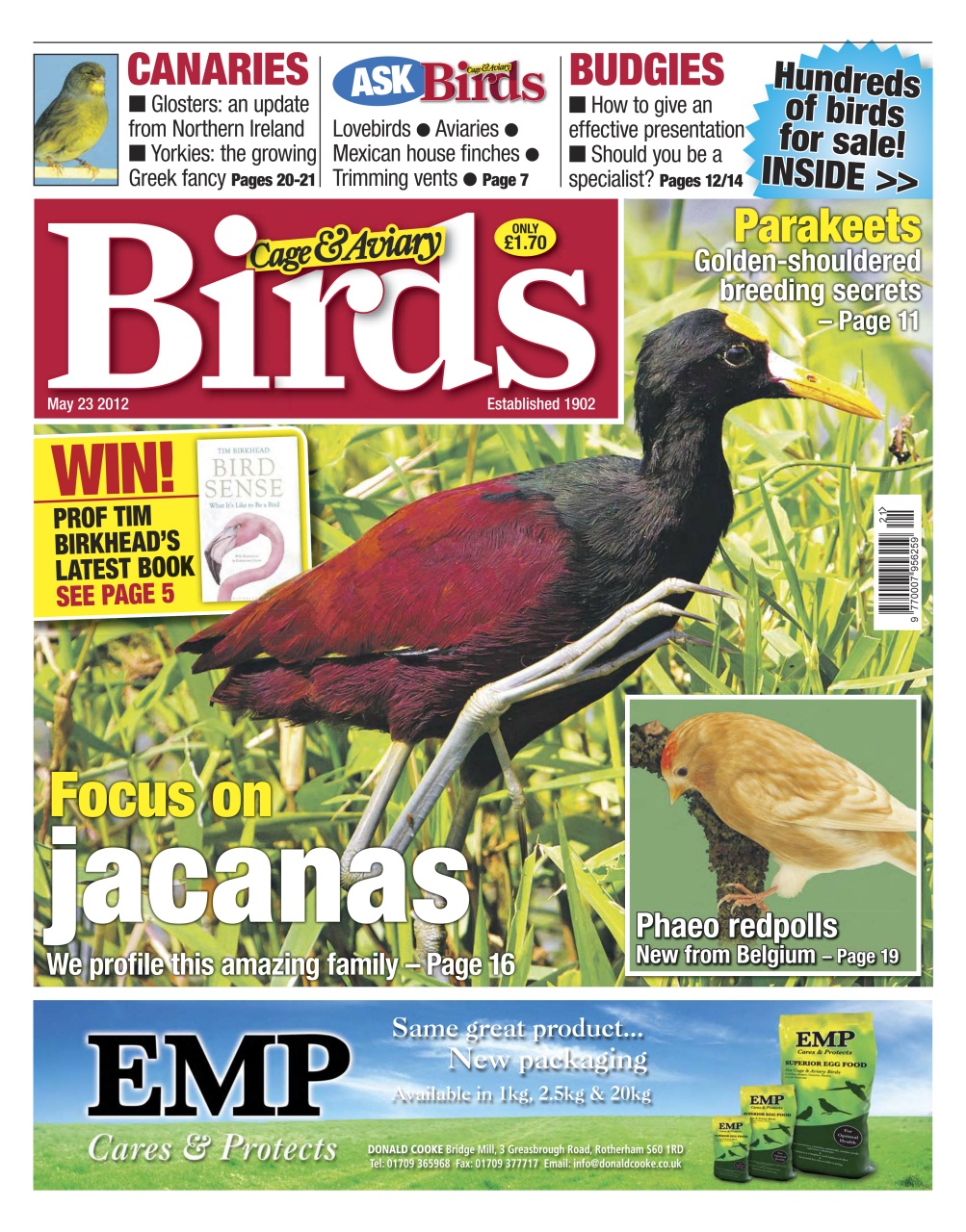 Cage & Aviary Birds Preview Pages