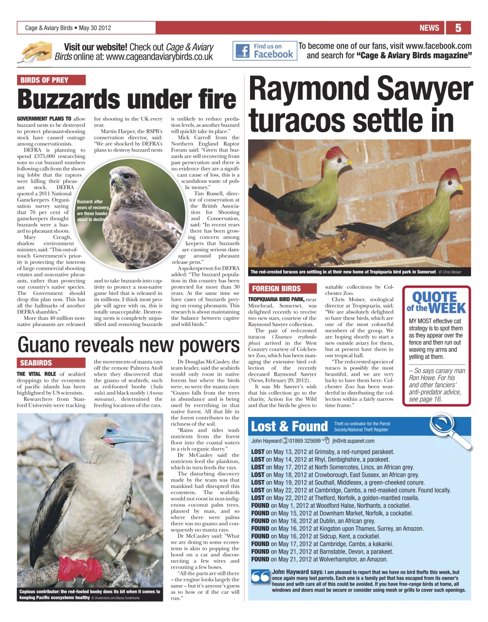 Cage & Aviary Birds Preview Pages