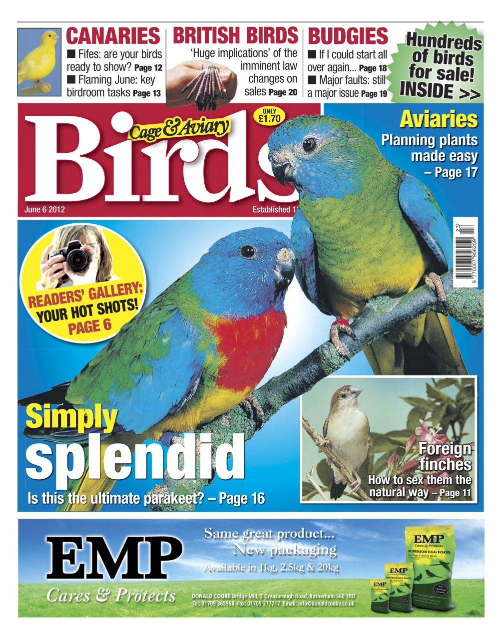 Cage & Aviary Birds Preview Pages