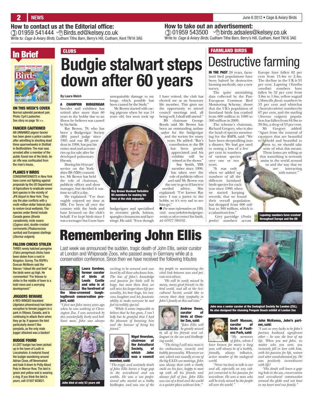 Cage & Aviary Birds Preview Pages