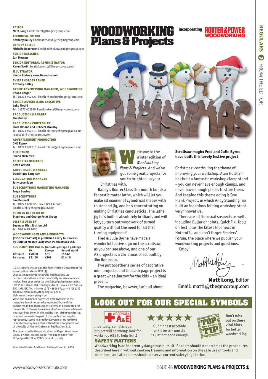 Woodworking Crafts Magazine Preview Pages