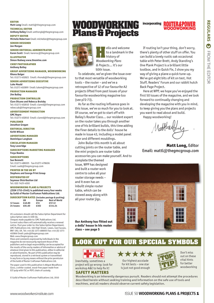 Woodworking Crafts Magazine Preview Pages