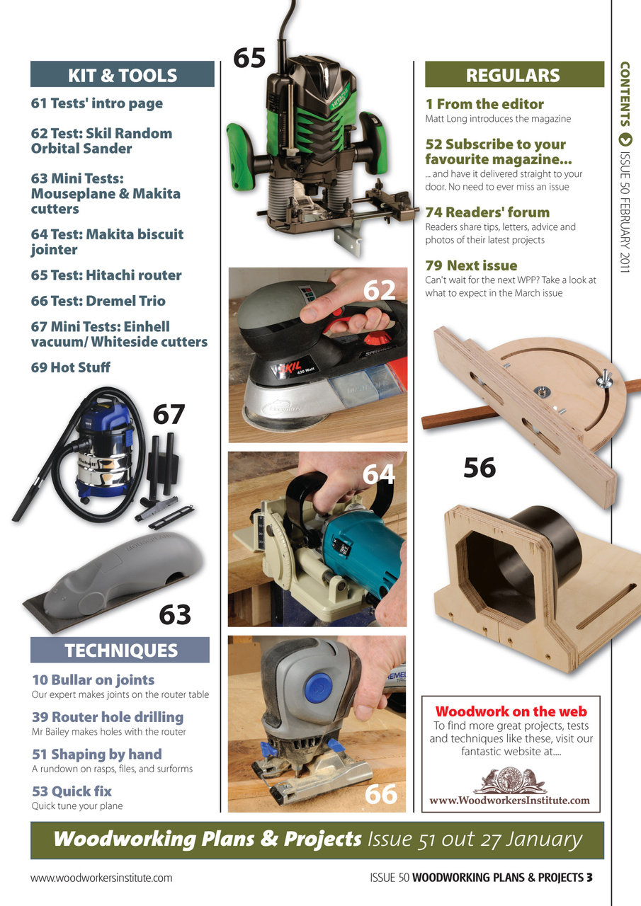 Woodworking Crafts Magazine Preview Pages