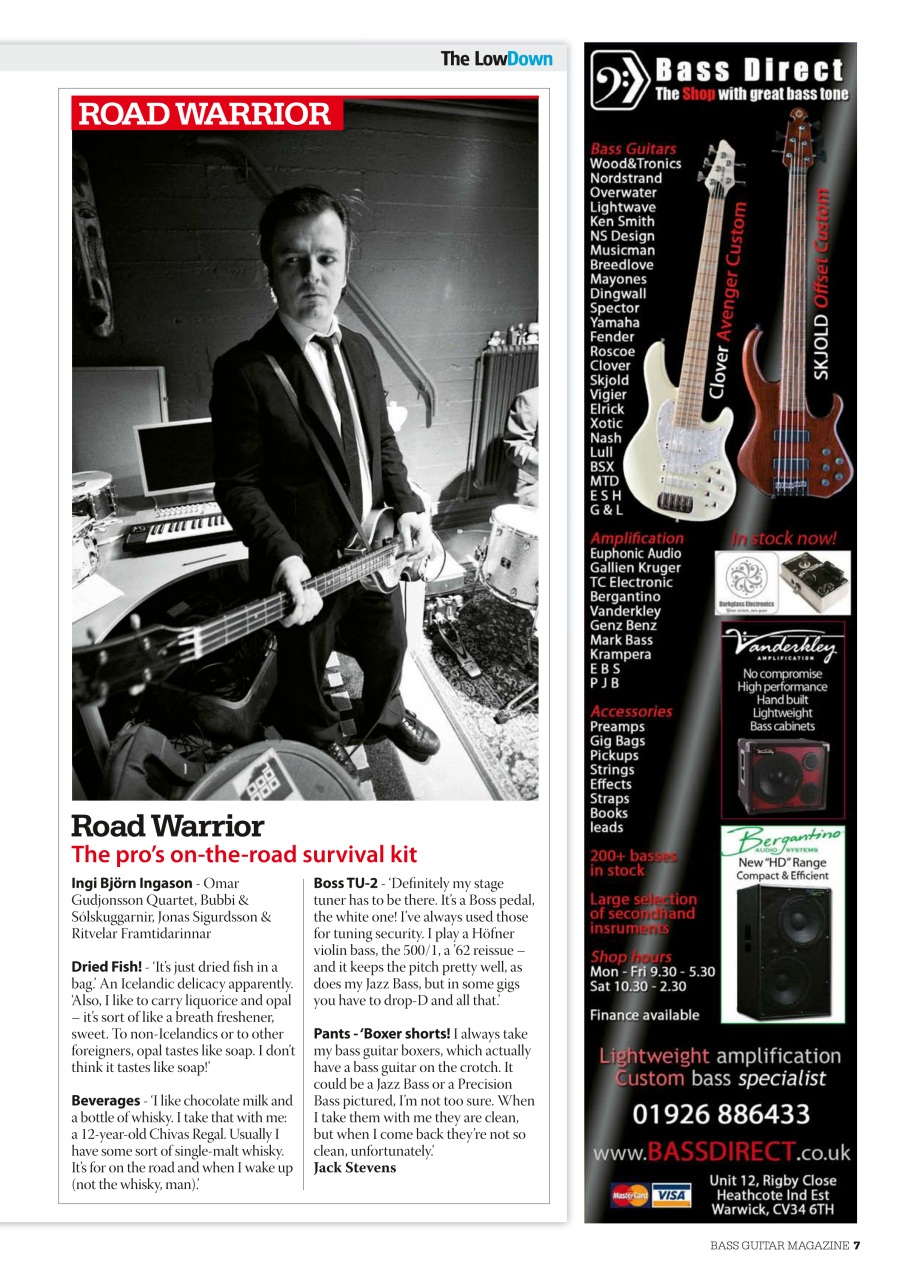 Bass Player UK Preview Pages