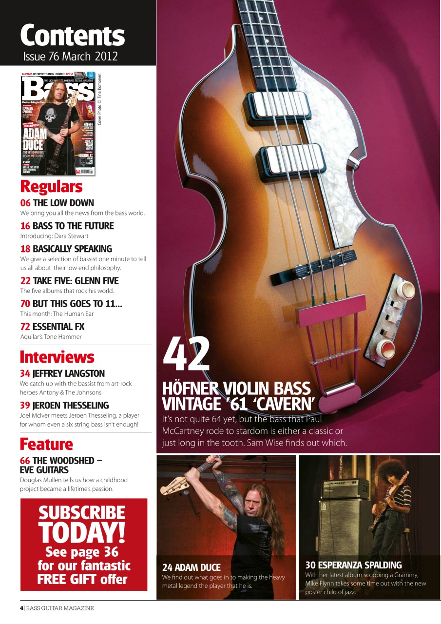 Bass Player UK Preview Pages