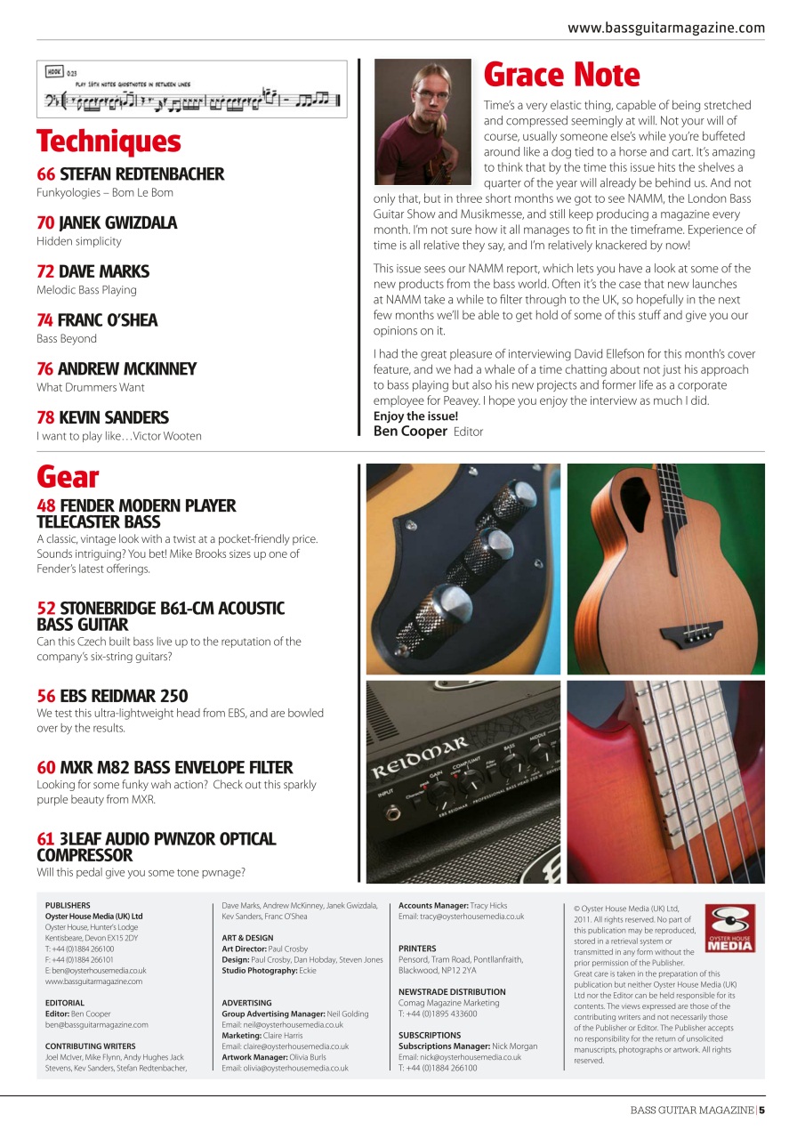 Bass Player UK Preview Pages