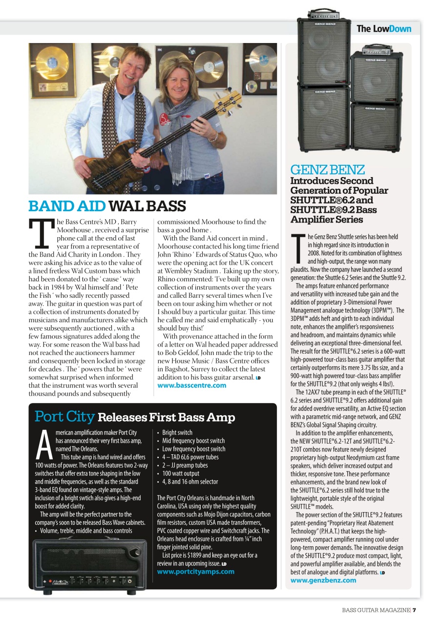 Bass Player UK Preview Pages