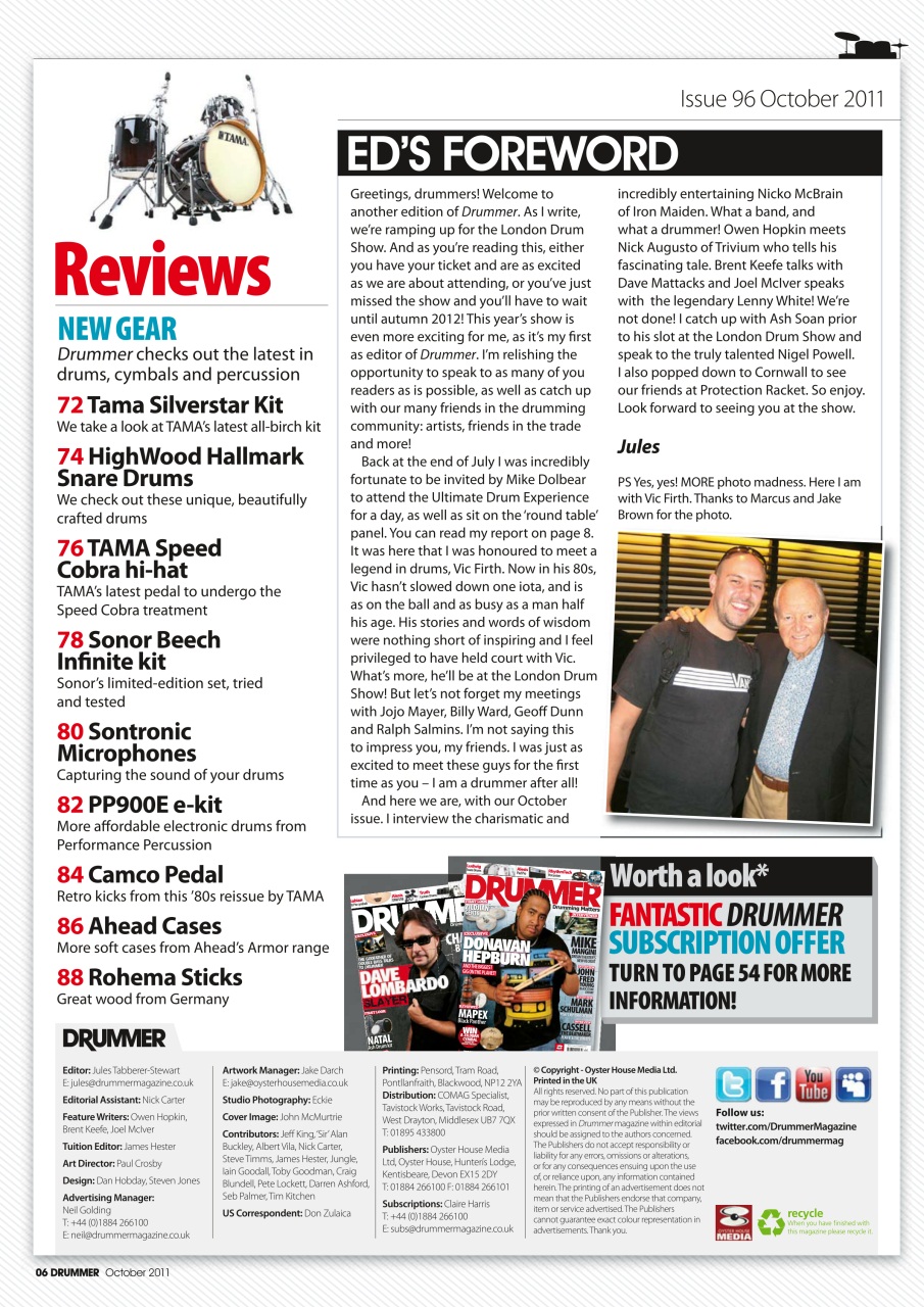 iDrum magazine: Never miss a beat Preview Pages