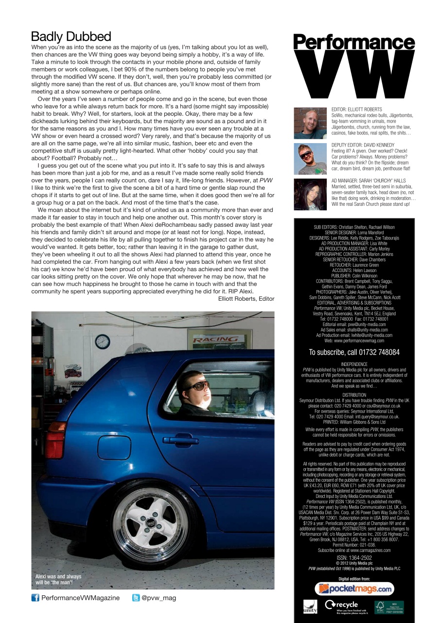 Performance VW Preview Pages