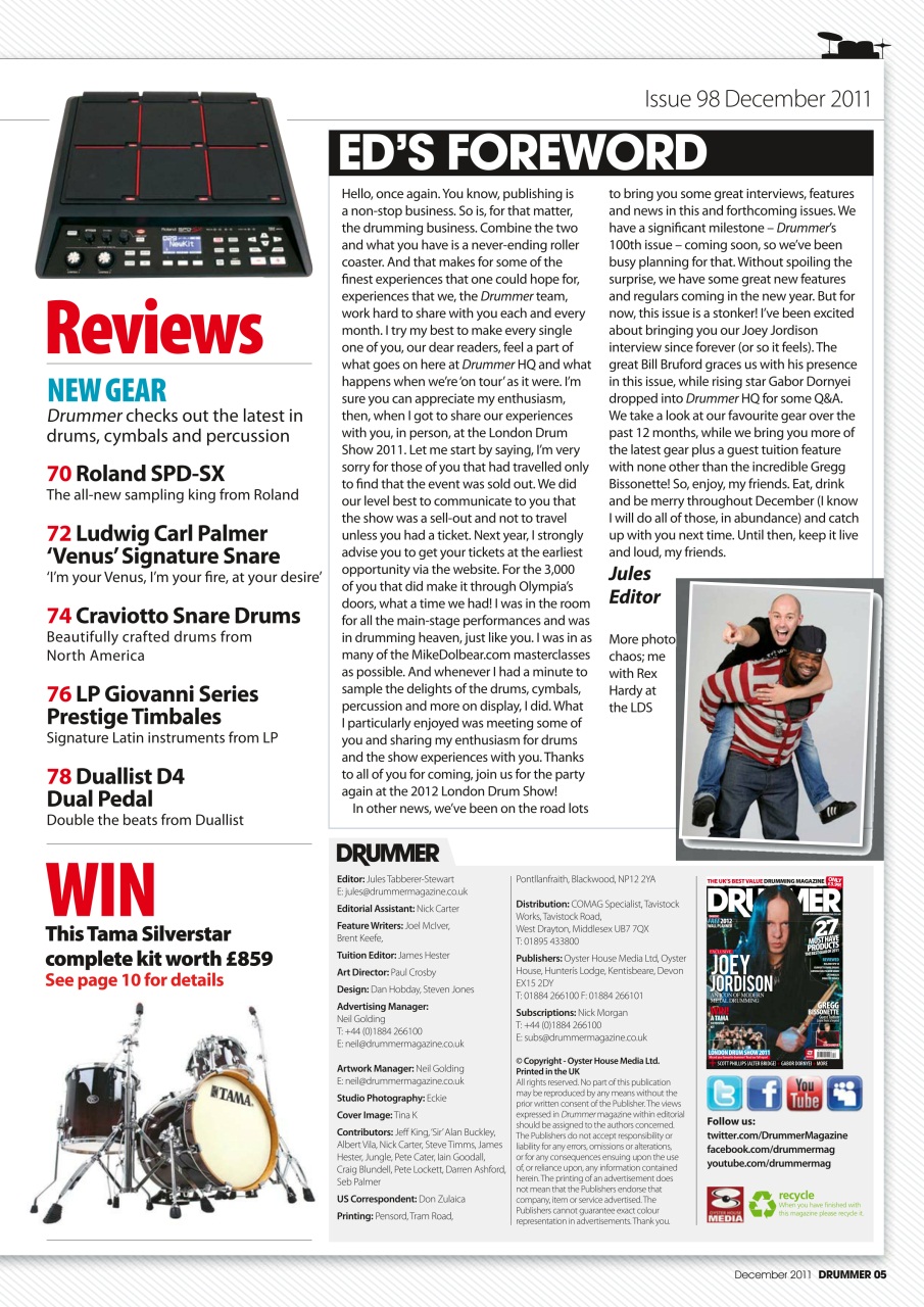 iDrum magazine: Never miss a beat Preview Pages