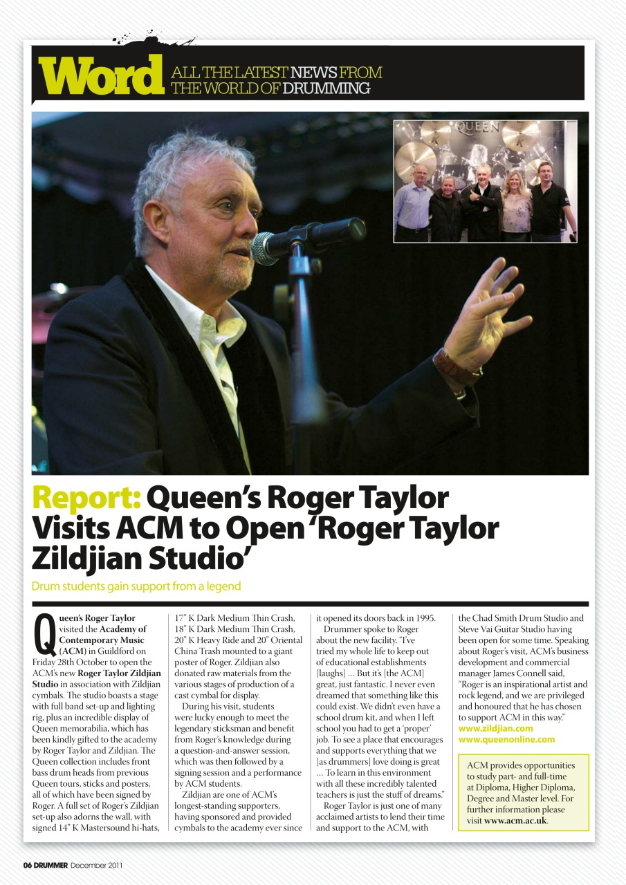 iDrum magazine: Never miss a beat Preview Pages