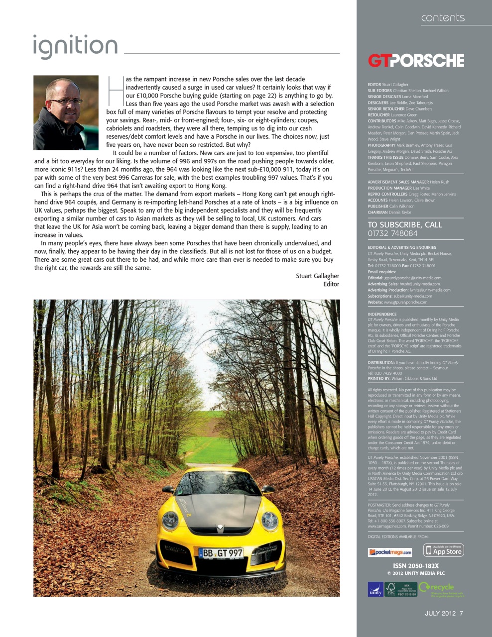GT Porsche Preview Pages