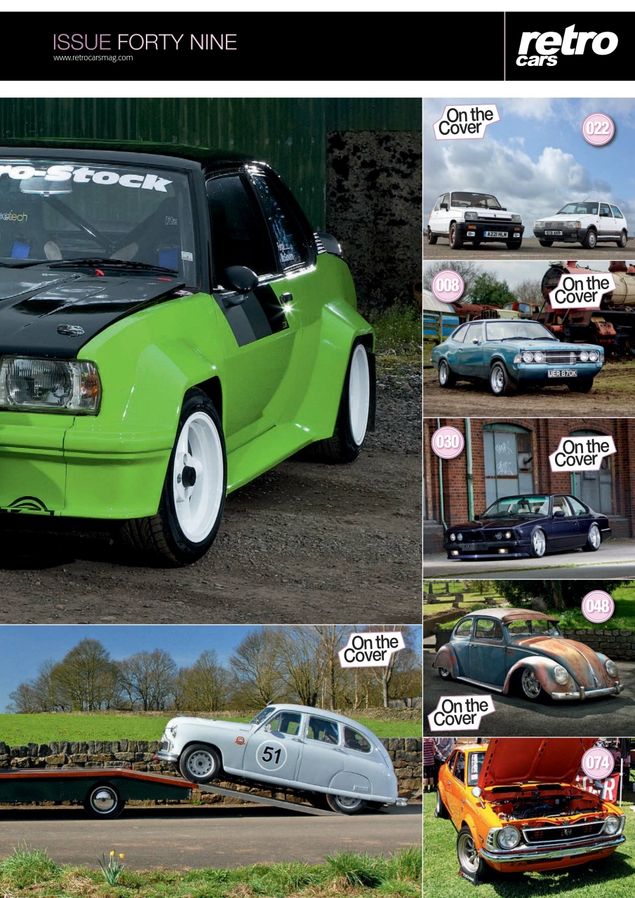 Retro Cars Preview Pages