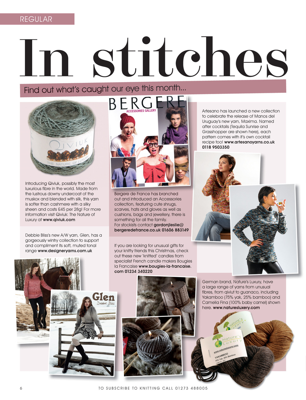 Knitting Preview Pages