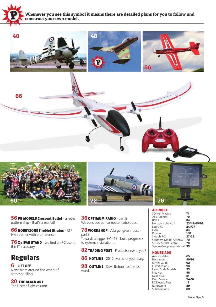 Radio Control Model Flyer Preview Pages