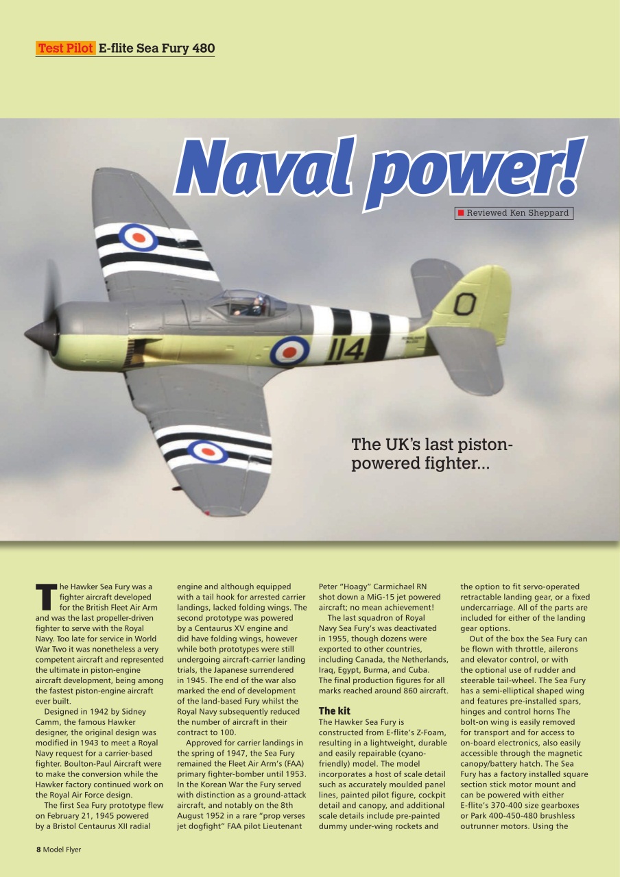 Radio Control Model Flyer Preview Pages