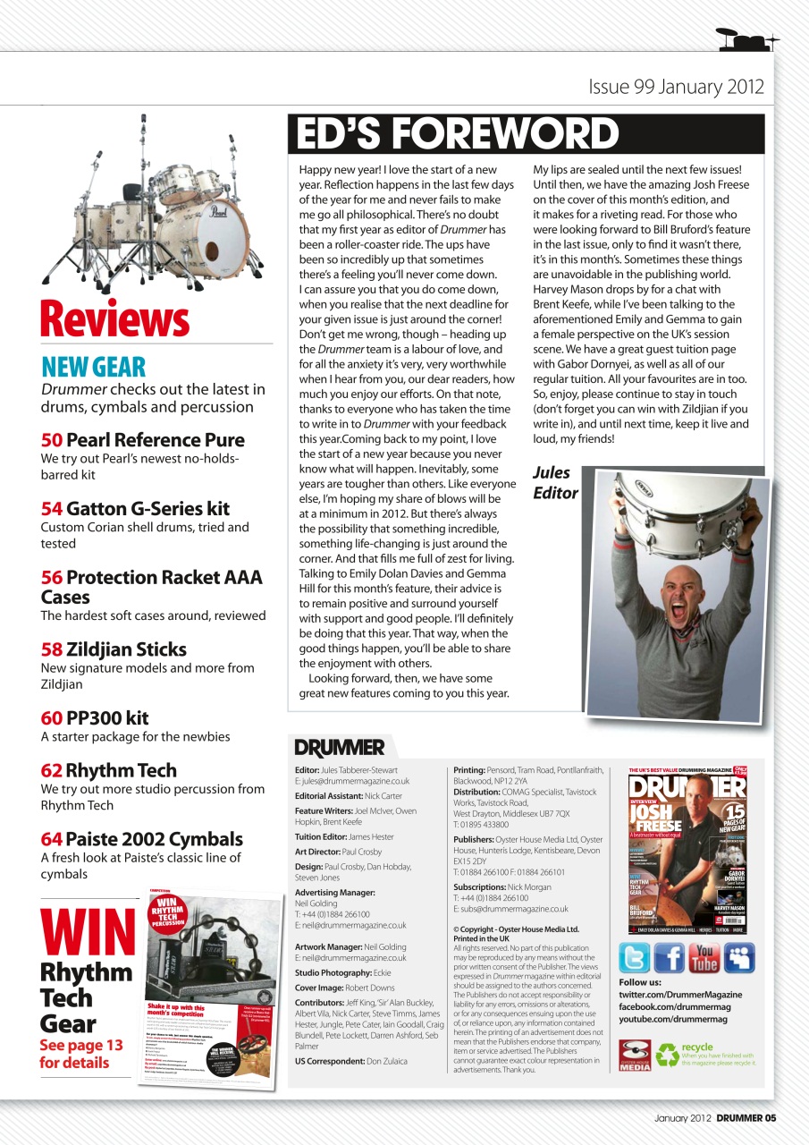 iDrum magazine: Never miss a beat Preview Pages