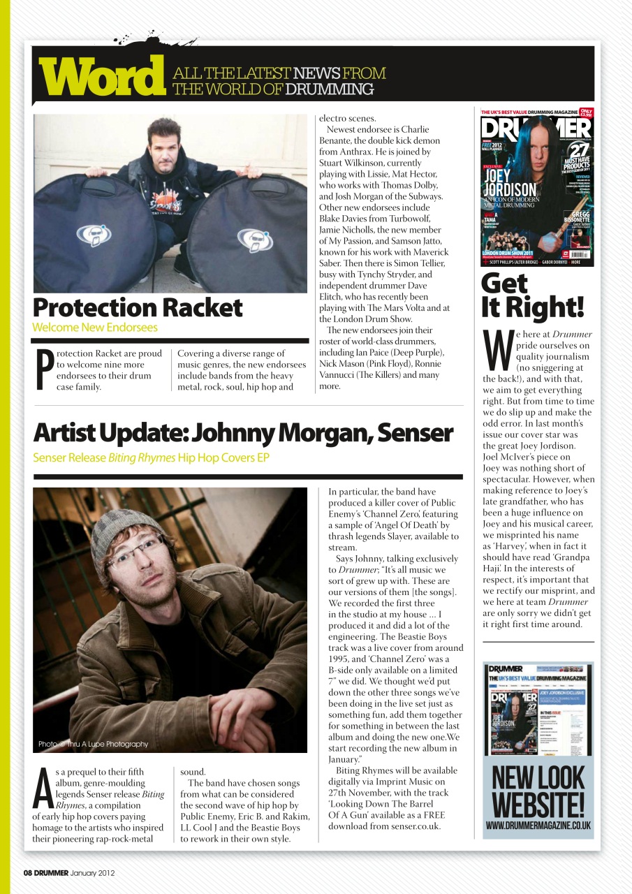 iDrum magazine: Never miss a beat Preview Pages