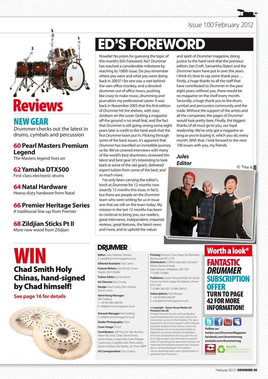 iDrum magazine: Never miss a beat Preview Pages