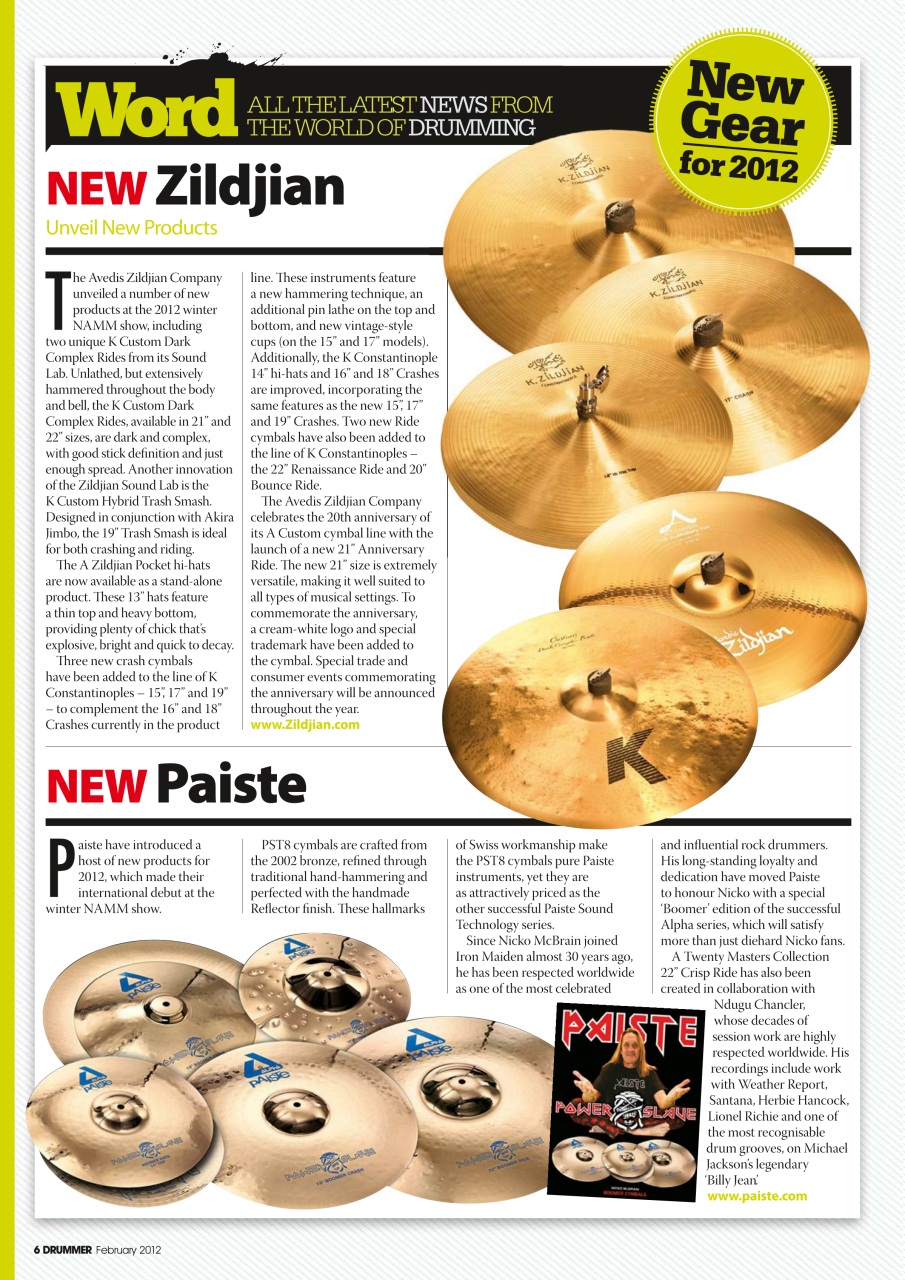 iDrum magazine: Never miss a beat Preview Pages