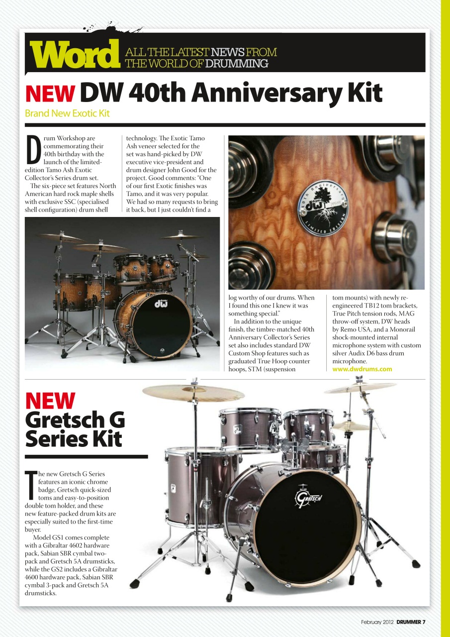 iDrum magazine: Never miss a beat Preview Pages