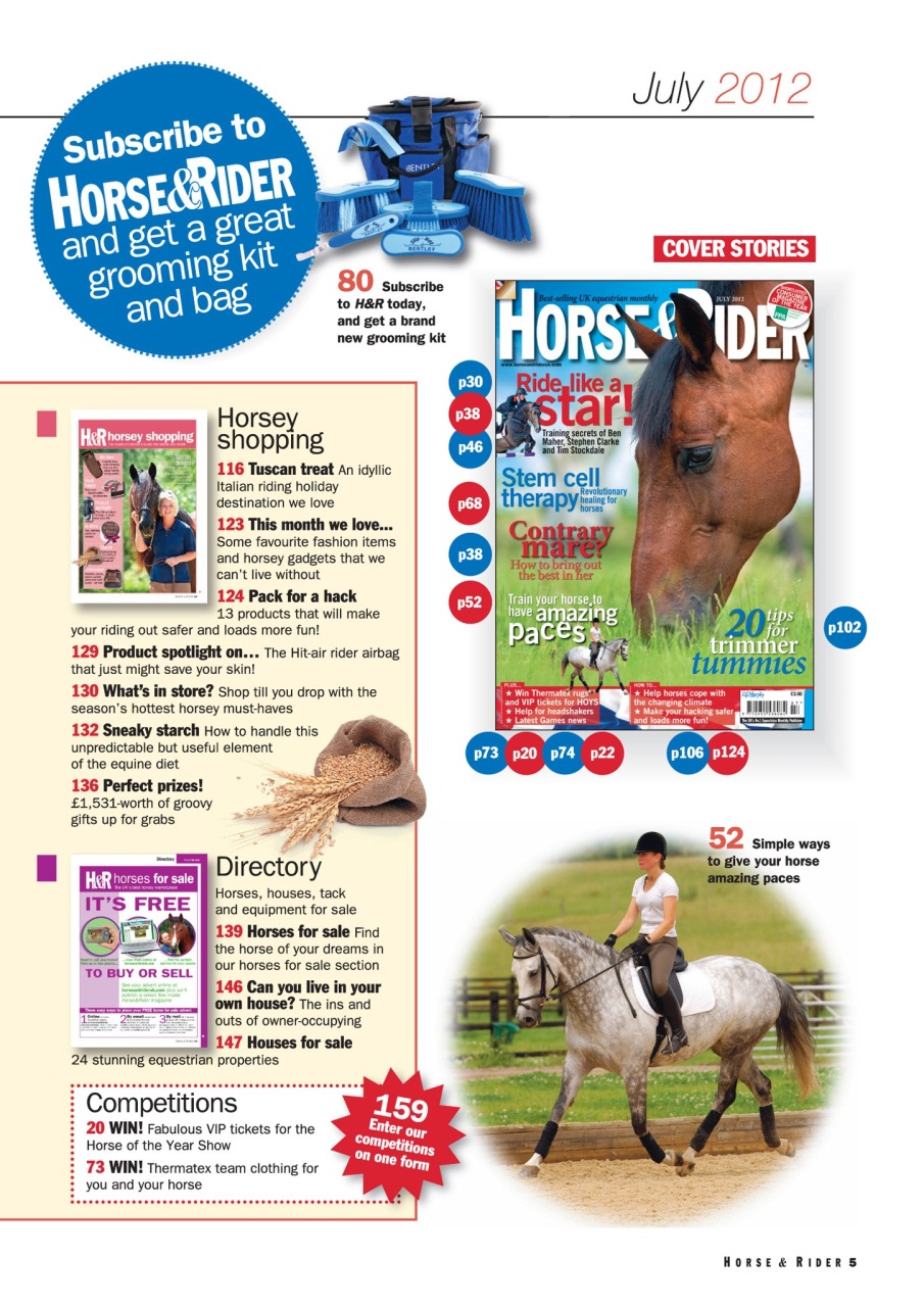 Horse&Rider Magazine - UK equestrian magazine for Horse and Rider Preview Pages
