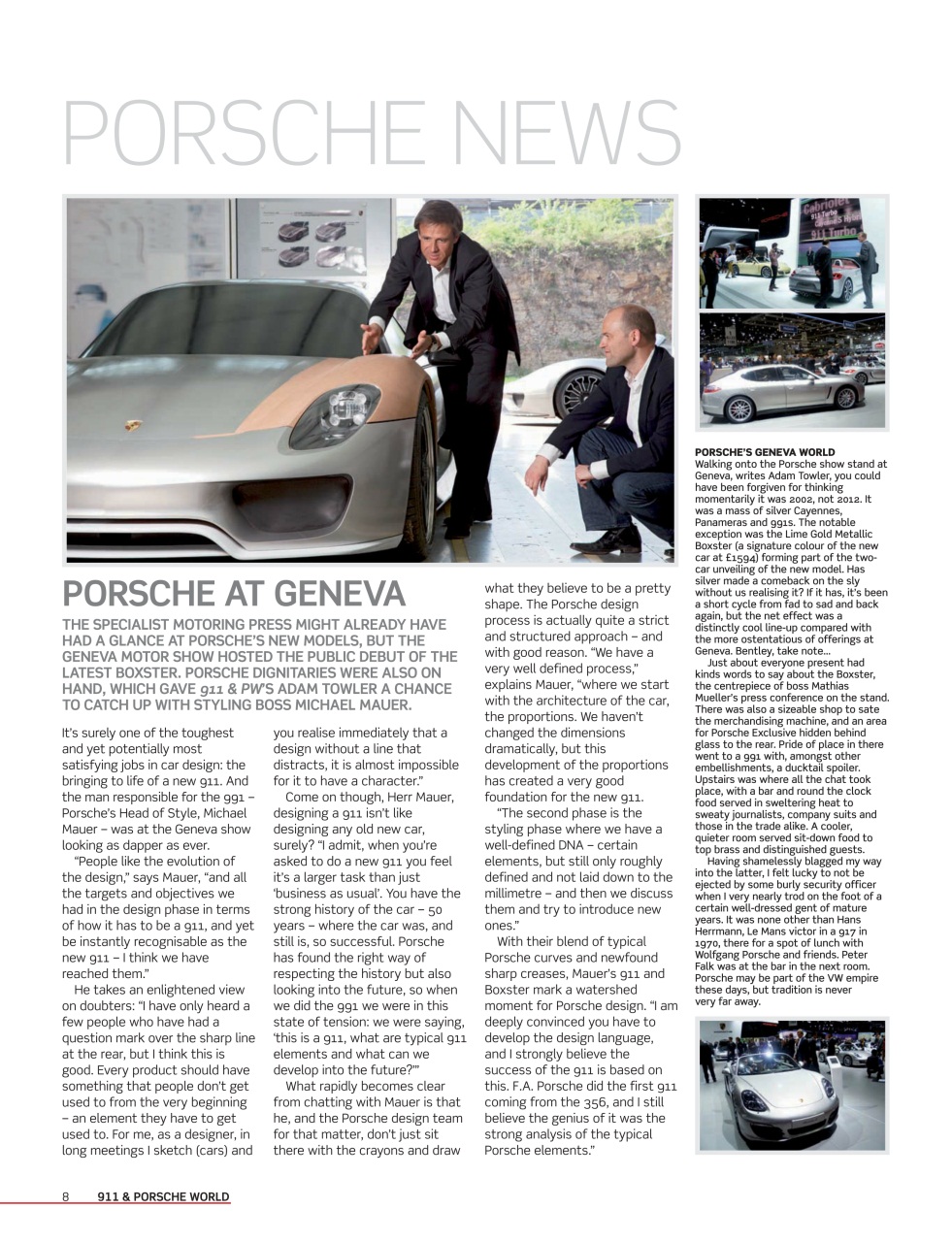 911 & Porsche World Preview Pages