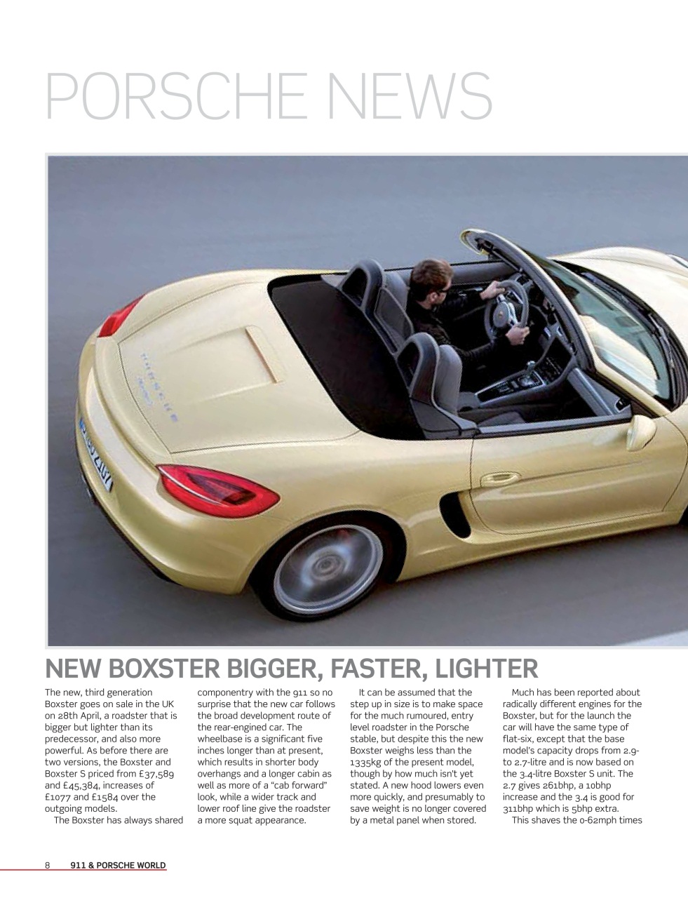 911 & Porsche World Preview Pages