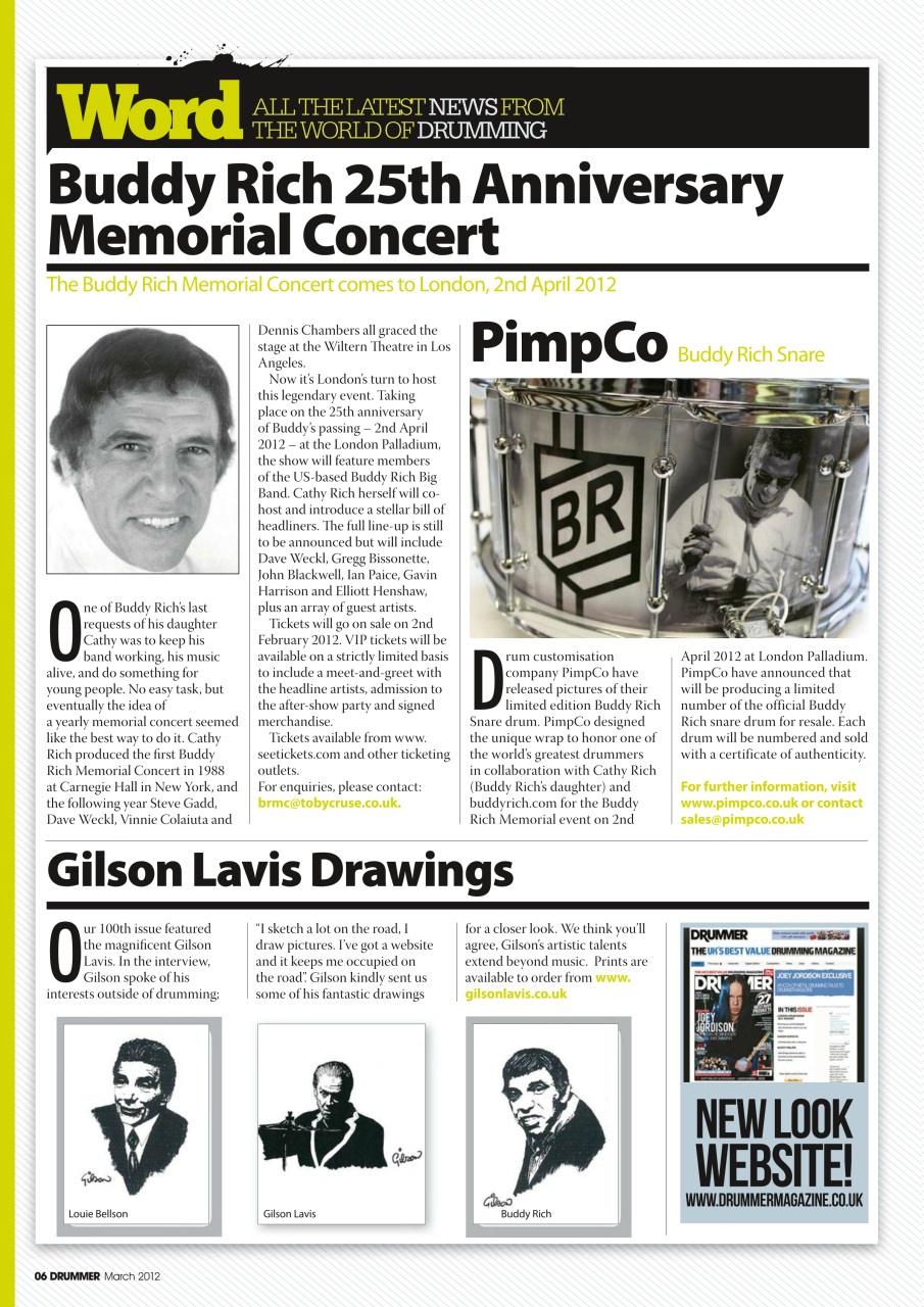iDrum magazine: Never miss a beat Preview Pages