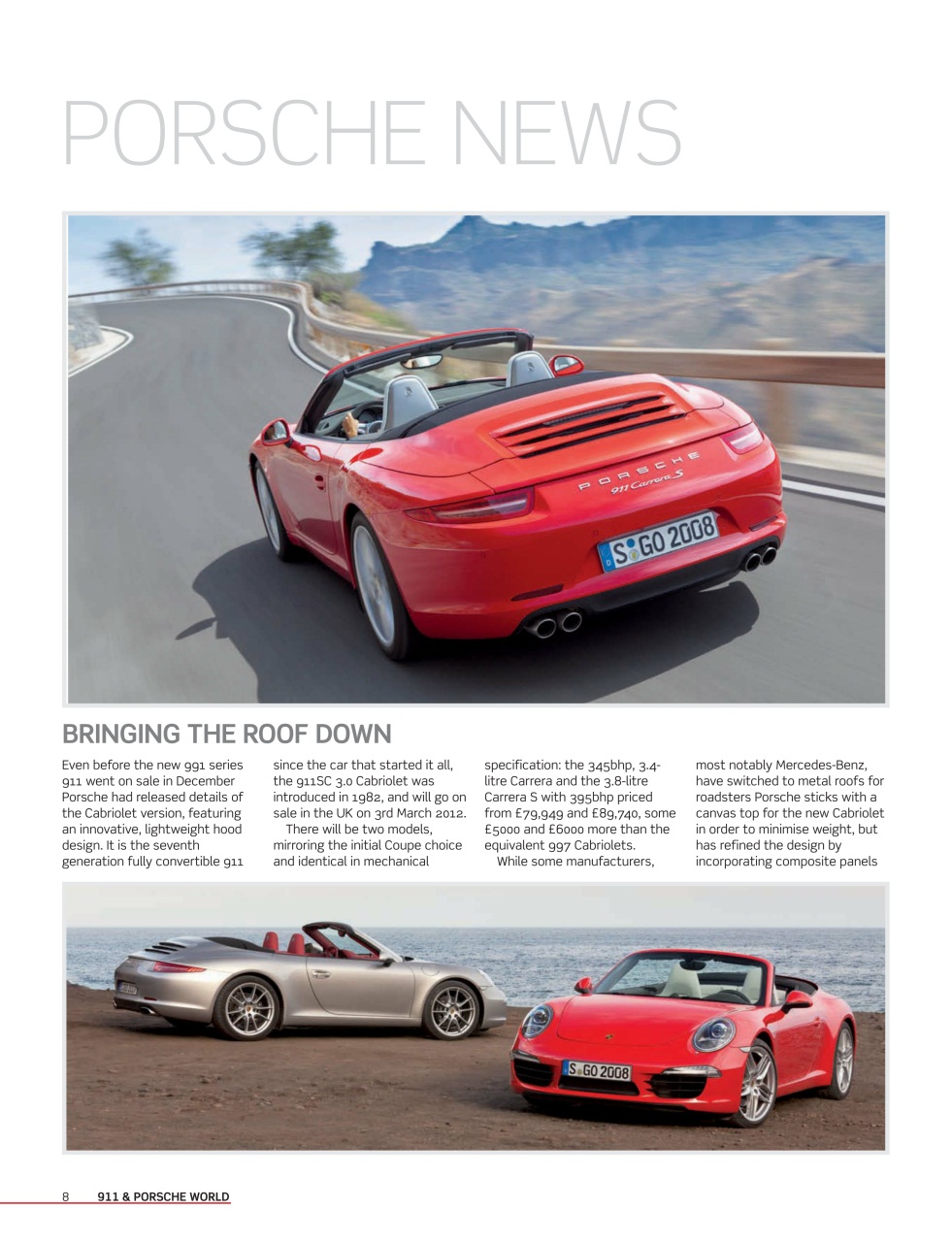 911 & Porsche World Preview Pages
