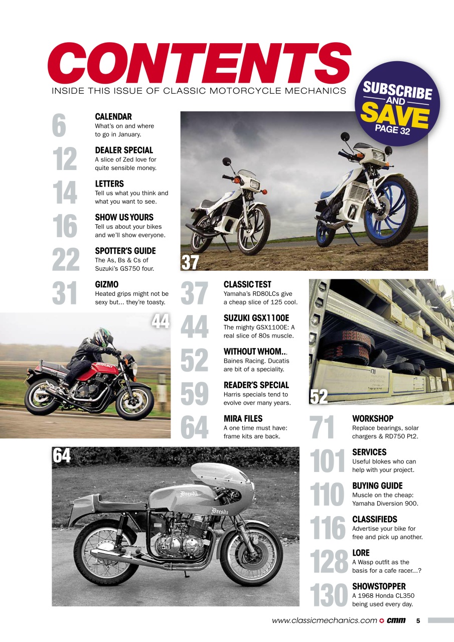 Classic Motorcycle Mechanics Preview Pages