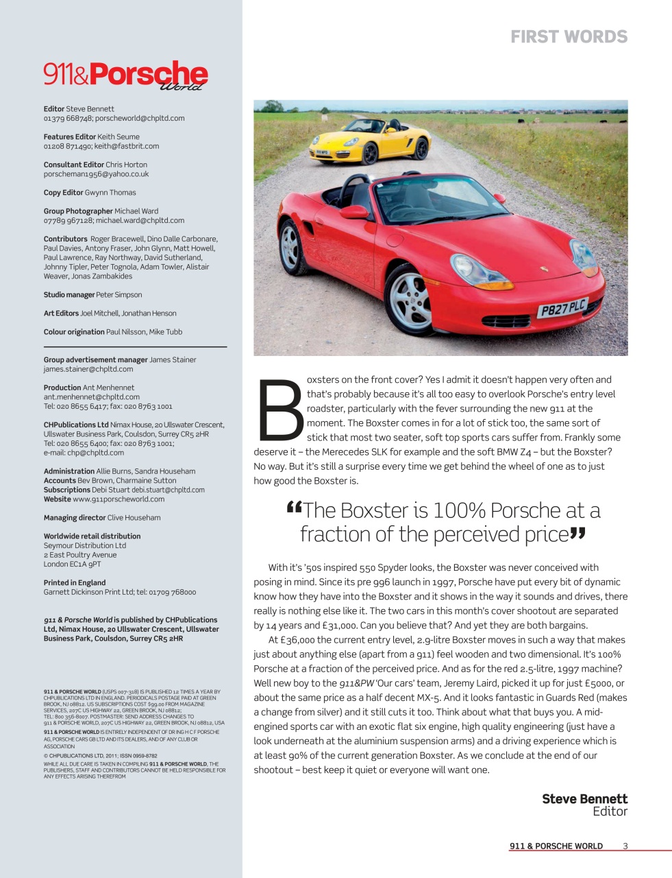 911 & Porsche World Preview Pages