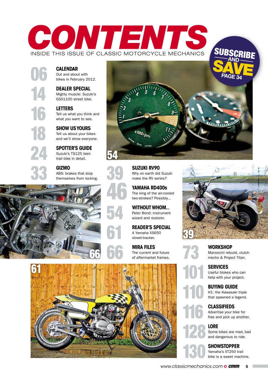 Classic Motorcycle Mechanics Preview Pages