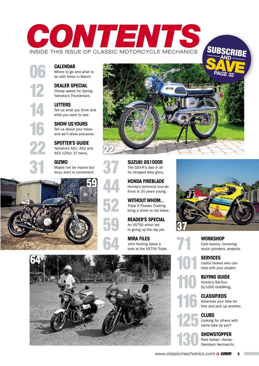Classic Motorcycle Mechanics Preview Pages