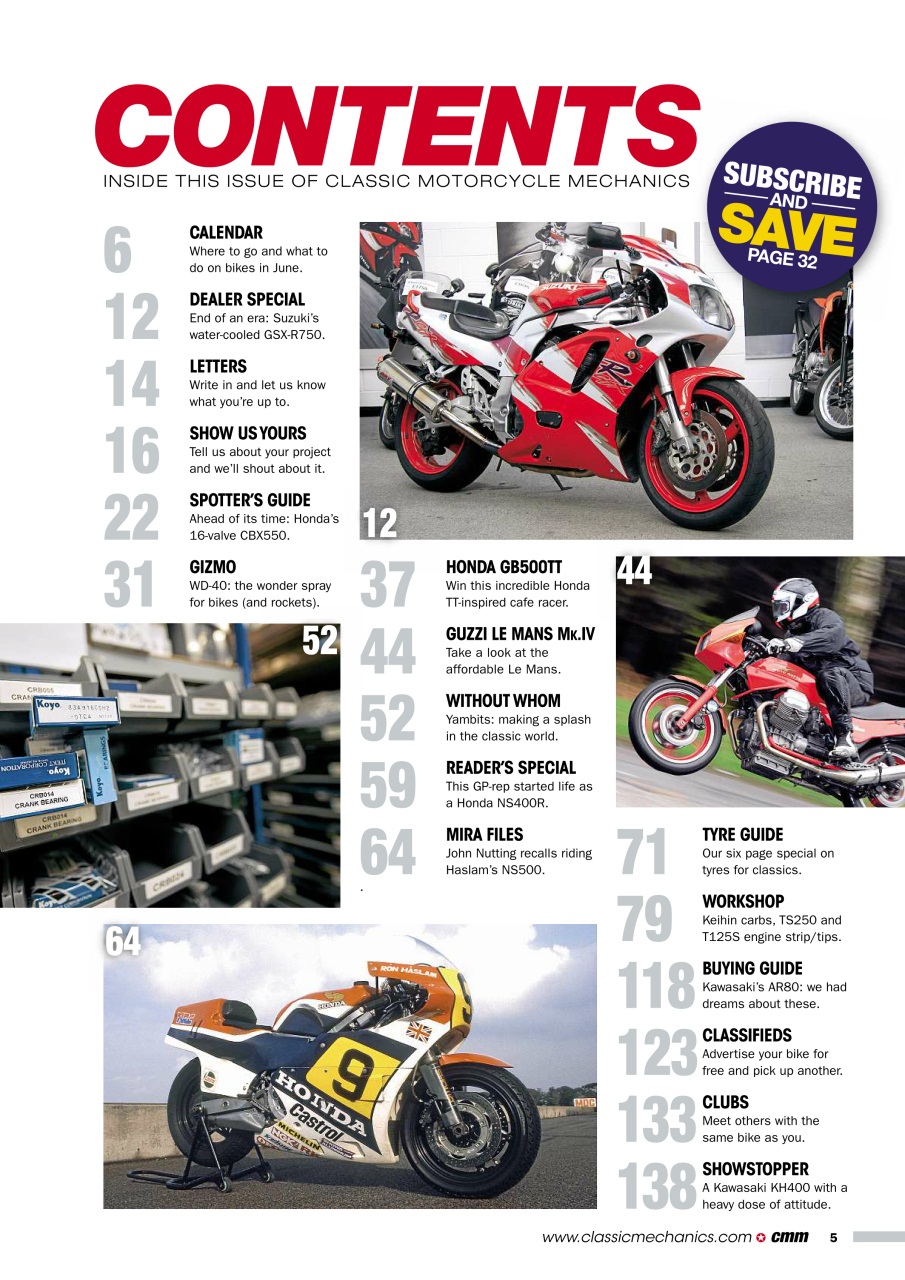 Classic Motorcycle Mechanics Preview Pages