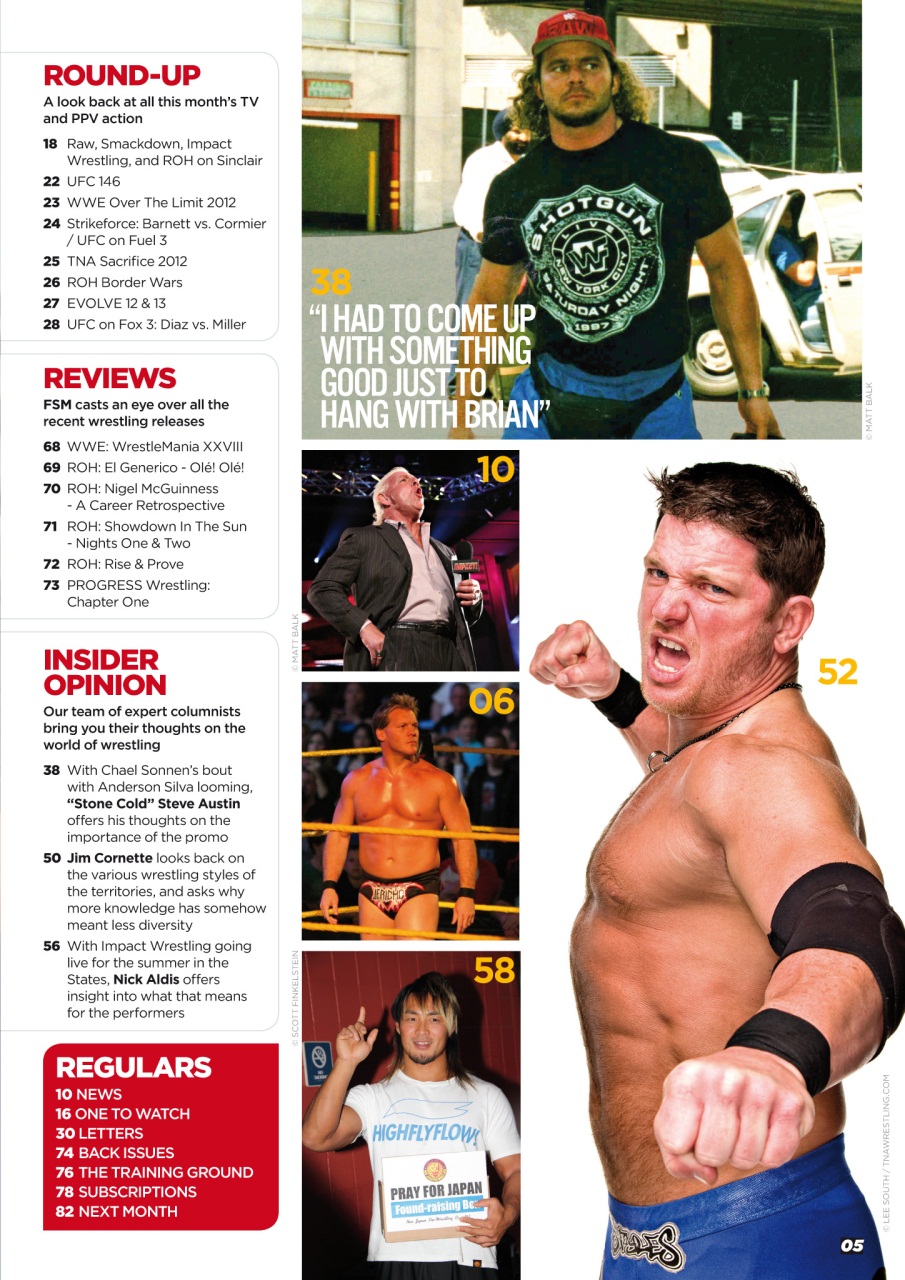 Wrestletalk Magazine Preview Pages