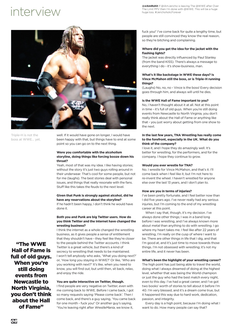 Wrestletalk Magazine Preview Pages